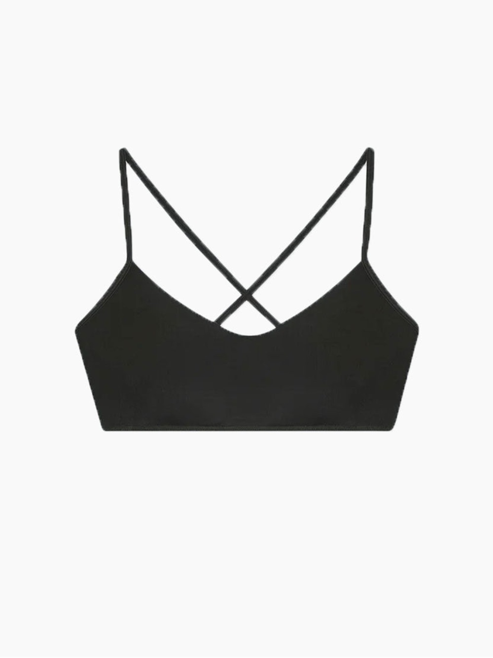 NEW Summersalt Maternity Ribbed Voyager Bikini Top Black size 10
